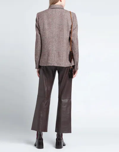 Brunello Cucinelli Double-breasted Blazer In Brown