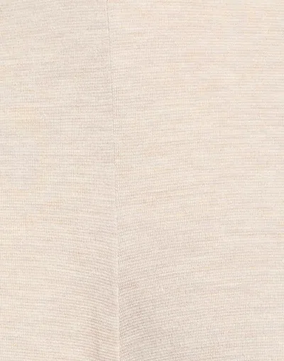 Max Mara Minimalist Solid-color Wool Wide-leg Pants In Nude