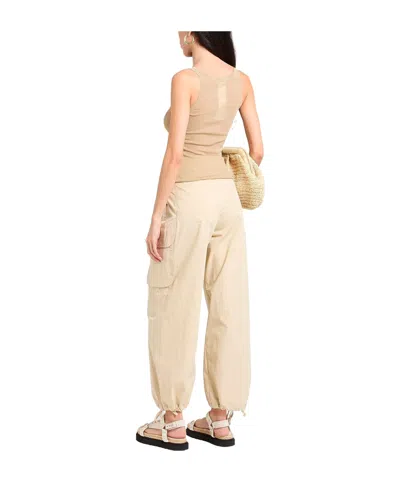 Max Mara Solid Color Sleeveless Knit Top In Brown