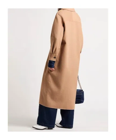 Max Mara Single-breasted Coat In Brown