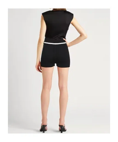 Max Mara With Belt Knitted Shorts In Black