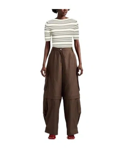 Maxco. Striped Jumpers In White