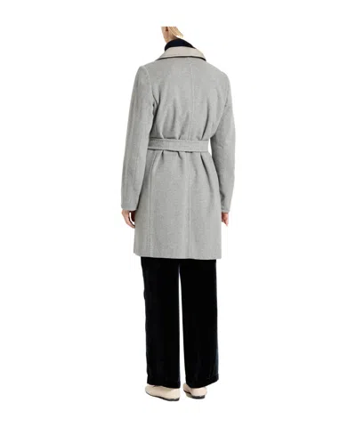 Max Mara Solid Color Coats In Grey