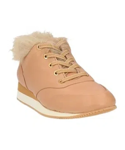 Max Mara Plain Colour Trainers In Nude