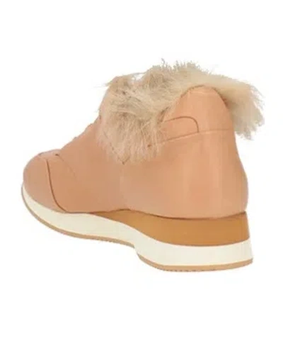 Max Mara Plain Colour Trainers In Nude