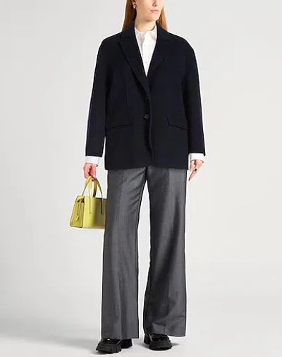 Weekend Max Mara Minimal Blazer In Black