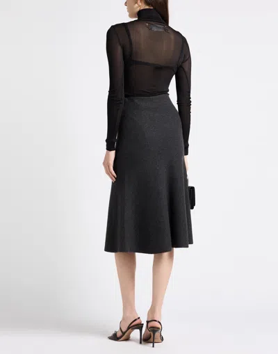 Maison Margiela Solid Color Turtleneck Sweater In Black
