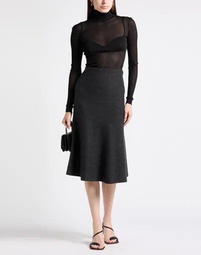 Maison Margiela Solid Color Turtleneck Sweater In Black