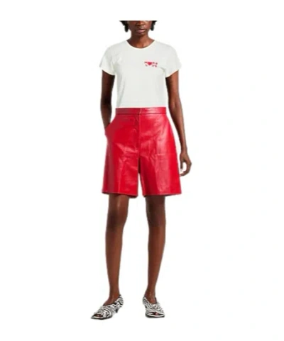 Rag & Bone Solid Color Printed Short-sleeve T-shirt In White