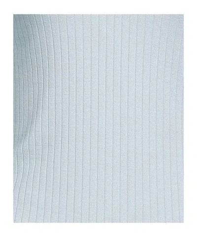 Rag & Bone Solid Stretch Knit Sweater In Blue