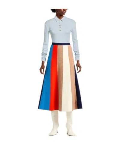 Rag & Bone Solid Stretch Knit Sweater In Blue