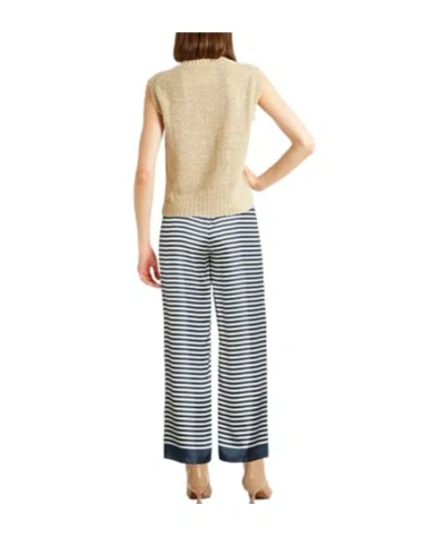 Max Mara Striped Wide-leg Pants In Multi