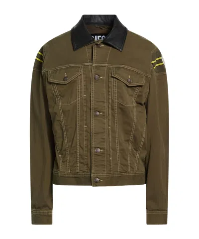Diesel Casual Jacket In Brown