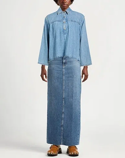 Rag & Bone Light-colored Denim Shirt In Blue