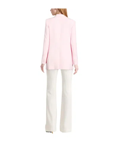 Max Mara Minimalist Single- Blazer In Pink