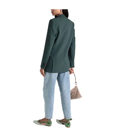 Maxco. Solid Color Double- Suit In Green