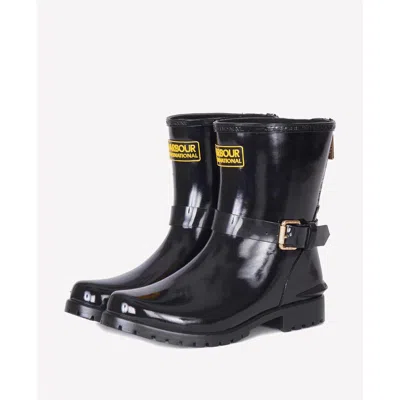 Barbour Short Warm Rain Boots In White