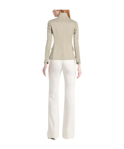 Rag & Bone Slade Houndstooth Cotton-blend Blazer In Gray