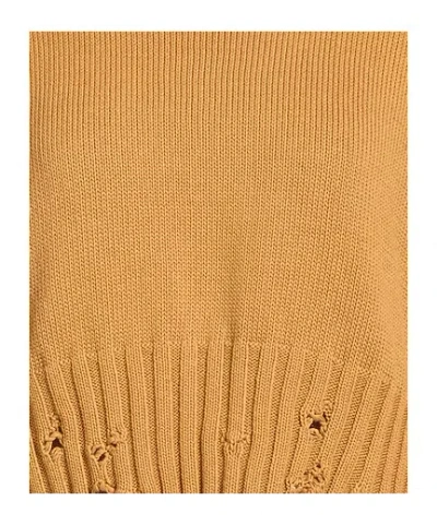 Marni Solid Lightweight Knit Sweater In Yellow