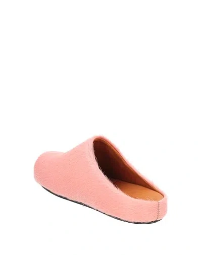 Marni Plain Colour Mules In Pink