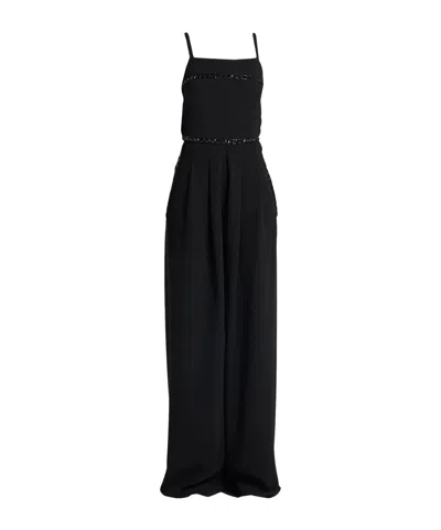 Max Mara Solid Jumpsuits In Black