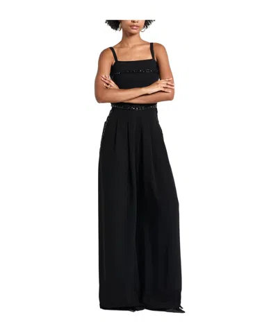 Max Mara Solid Jumpsuits In Black