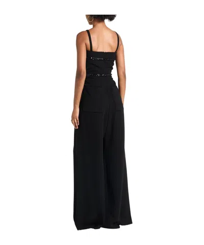 Max Mara Solid Jumpsuits In Black