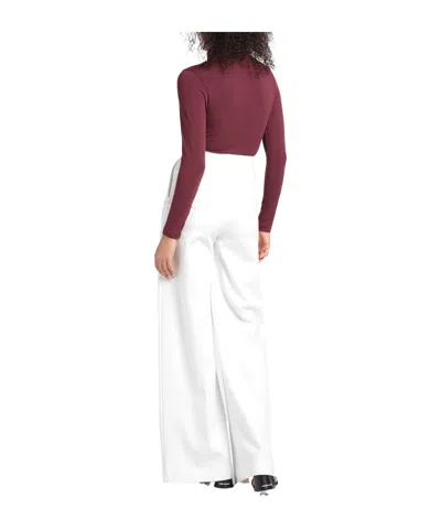 Max Mara Maxmara Studio Gary Trousers In White