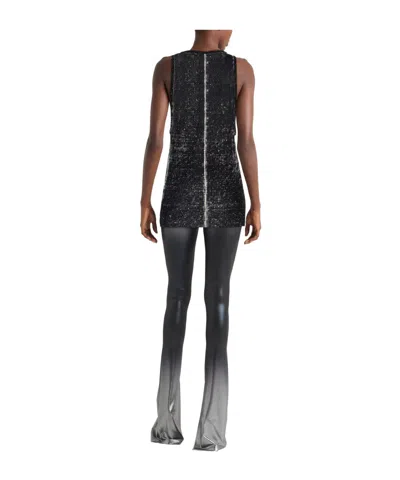 Diesel Solid Color Vests In Black