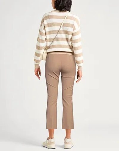 Max Mara Simple Bootcut Pants In Neutral