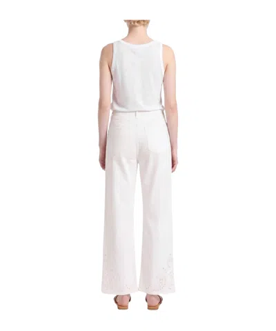 Rag & Bone Solid Color Straight-leg Trousers In Pink