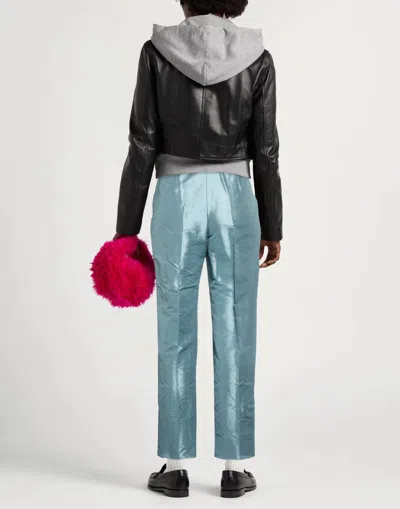 Max Mara Plain Simple Casual Pants In Blue