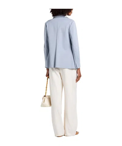 Max Mara Single-breasted Blazer In Blue