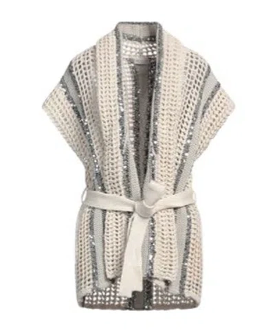 Brunello Cucinelli Two-color Knitted Top In Multi