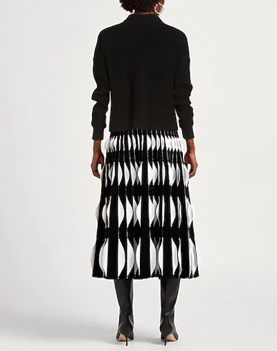 Max Mara Solid Color Knit Long-sleeve Top In Black