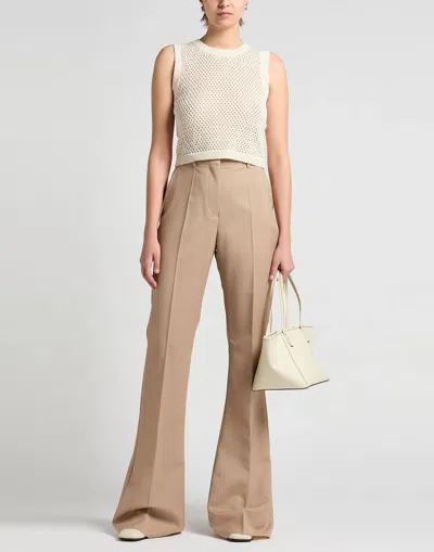 Sportmax Plain Colour Flared Trouser In Multi