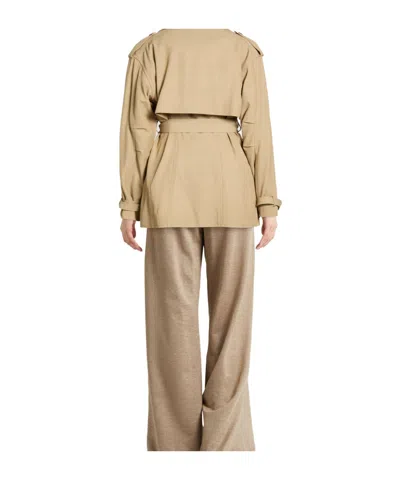 Rag & Bone Double Breasted Pea Coat In Transparent