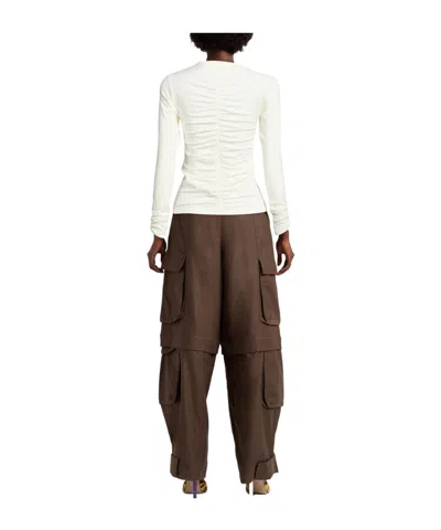 Rag & Bone Plain Colour T-shirts In White