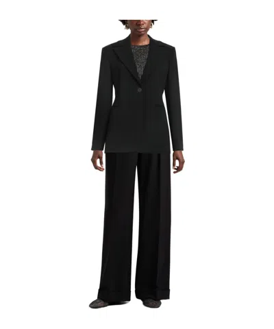 Max Mara Single- Blazer In Transparent