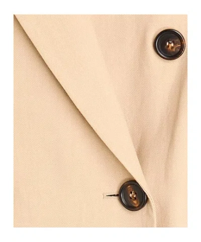 Brunello Cucinelli Double Breasted Solid Blazer In Brown