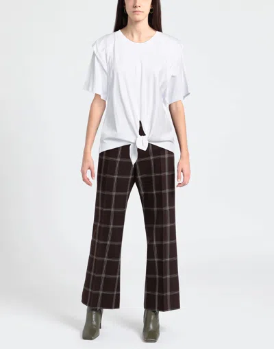 Isabel Marant Solid Color Short Sleeve T-shirt In White