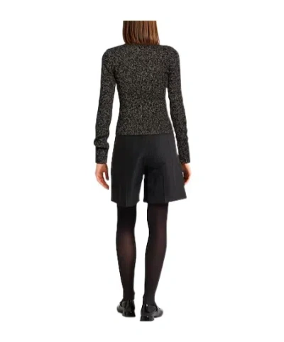Max Mara Azulene Wool And Cashmere Turtleneck Sweater In Gray