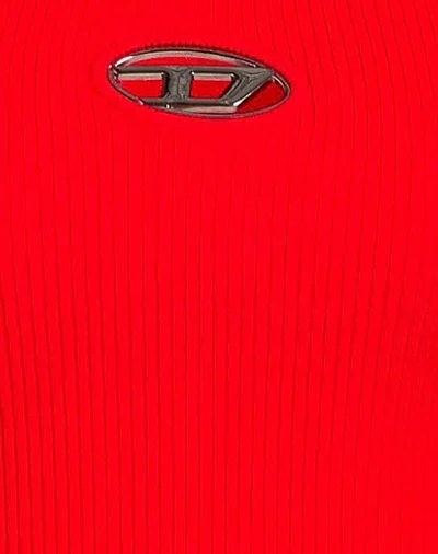 Diesel Light And Thin Knitted Sweater In Red