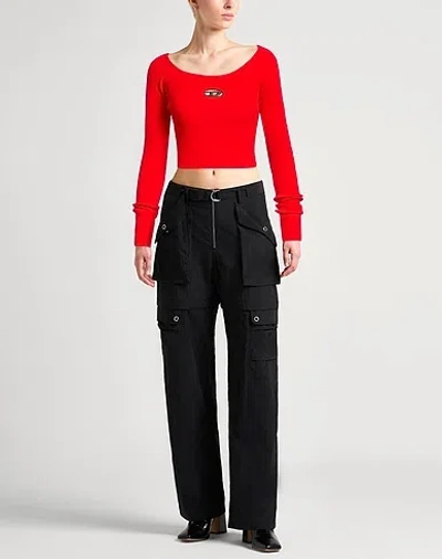 Diesel Light And Thin Knitted Sweater In Red