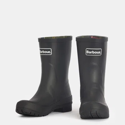 Barbour Mid-high Rain Boots In Black