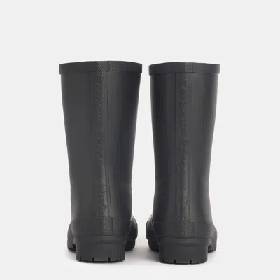 Barbour Mid-high Rain Boots In Black