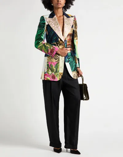Dolce & Gabbana Single-breasted Blazer In Multi