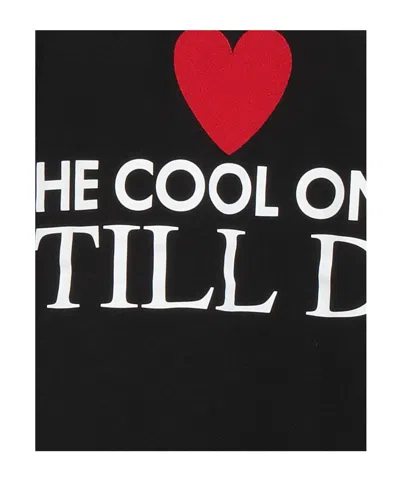 Dolce & Gabbana Printed T-shirt In Black