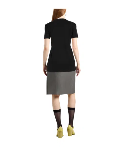 Dolce & Gabbana Printed T-shirt In Black