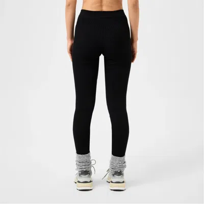 Essentials Logo Elastic Leggings In Black